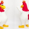 White Chicken Foghorn Leghorn Mascot Costume