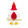 White Chicken Foghorn Leghorn Mascot Costume White Chicken Foghorn Leghorn Mascot Costume