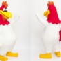 White Chicken Foghorn Leghorn Mascot Costume