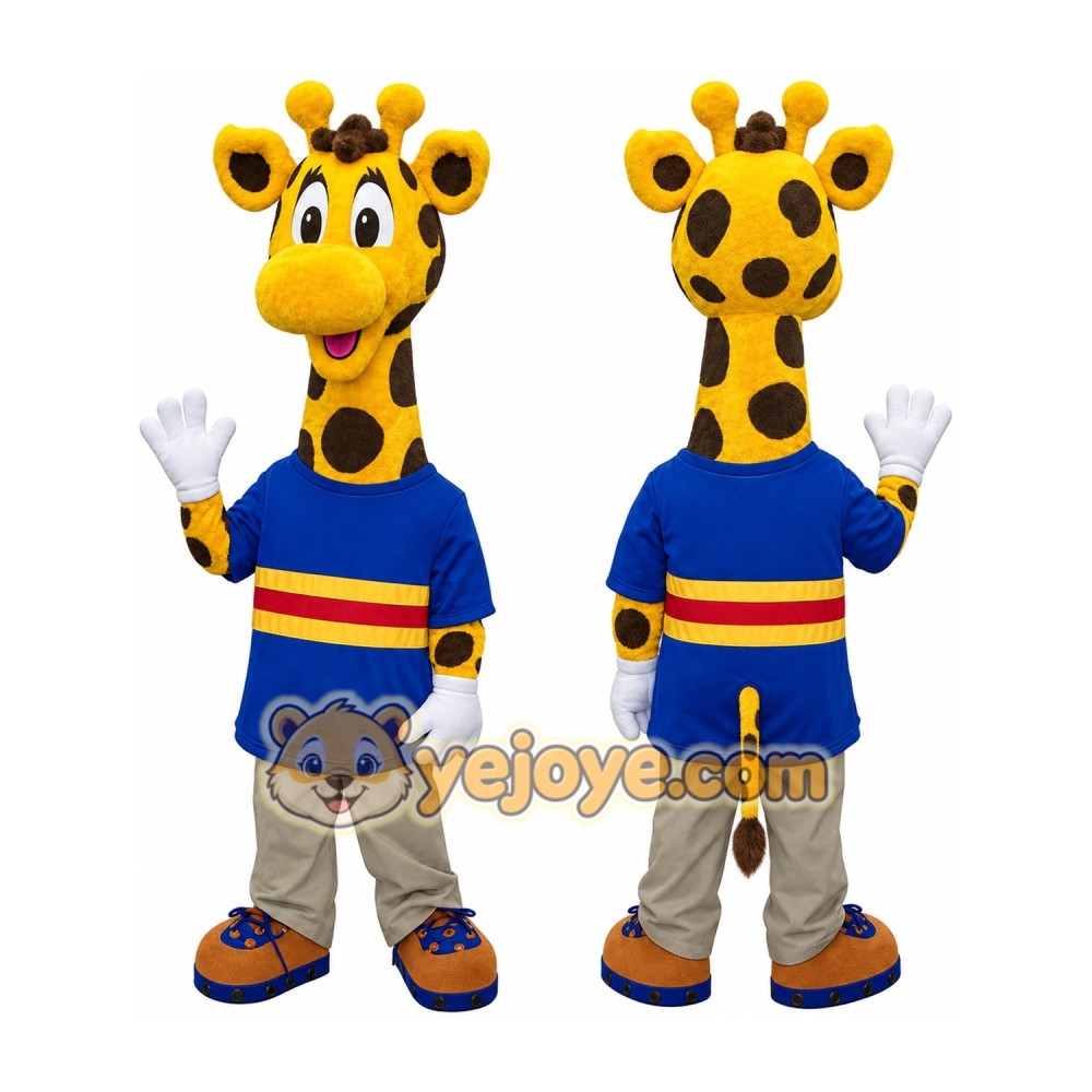 College Giraffe Mascot Costume College Giraffe Mascot Costume
