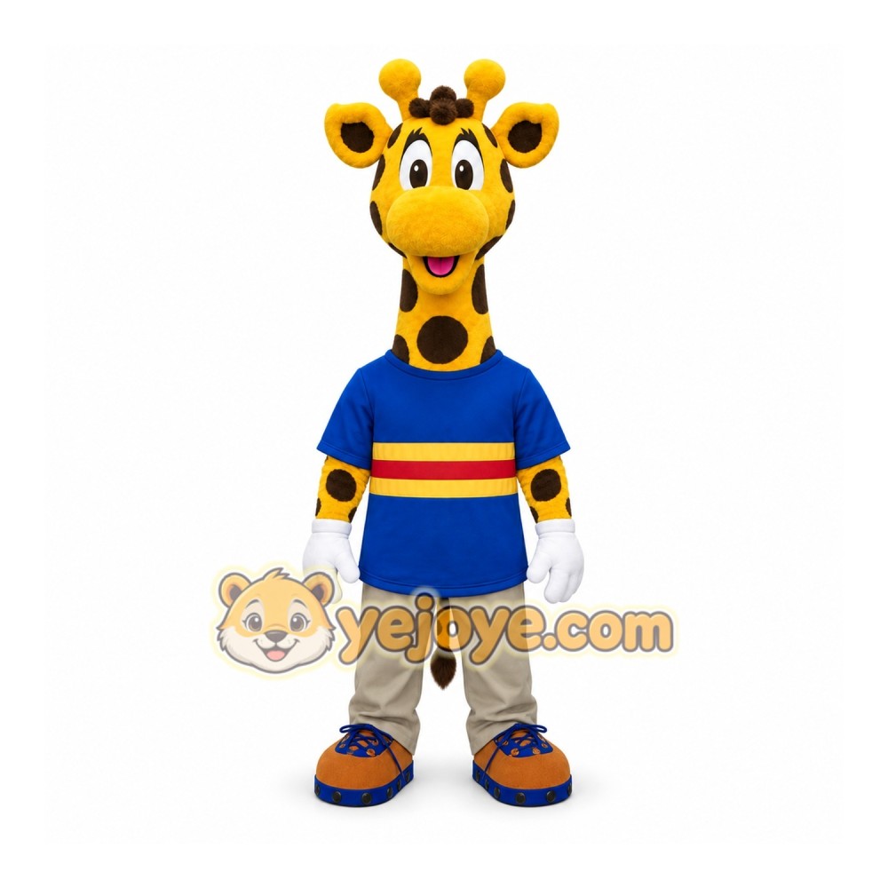 College Giraffe Mascot Costume College Giraffe Mascot Costume