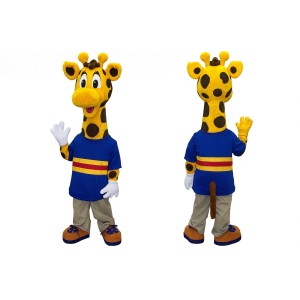 College Giraffe Mascot Costume