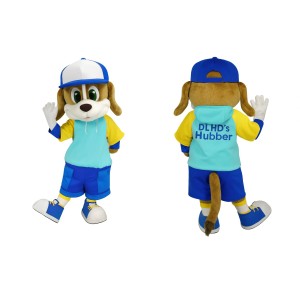 Happy Dog Mascot Costume