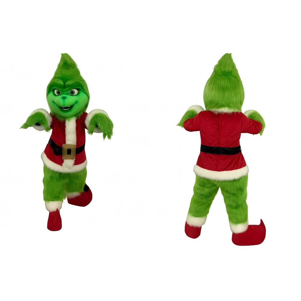 Christmas Grinch Mascot Costume