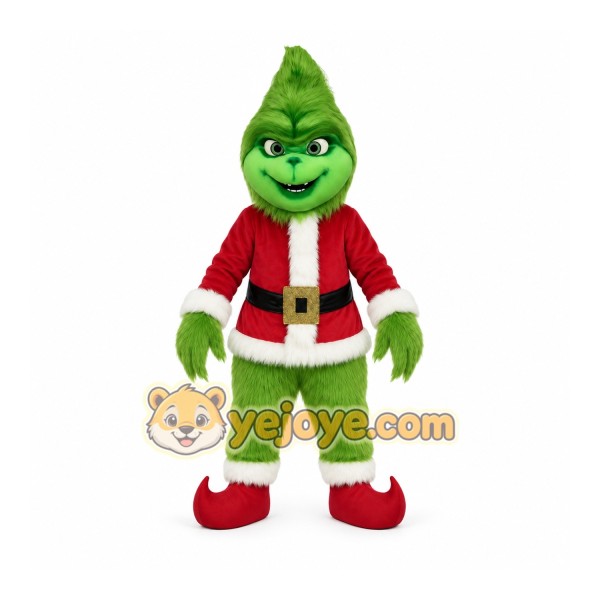 Christmas Grinch Mascot Costume