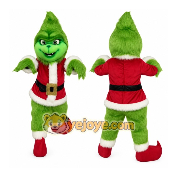Christmas Grinch Mascot Costume