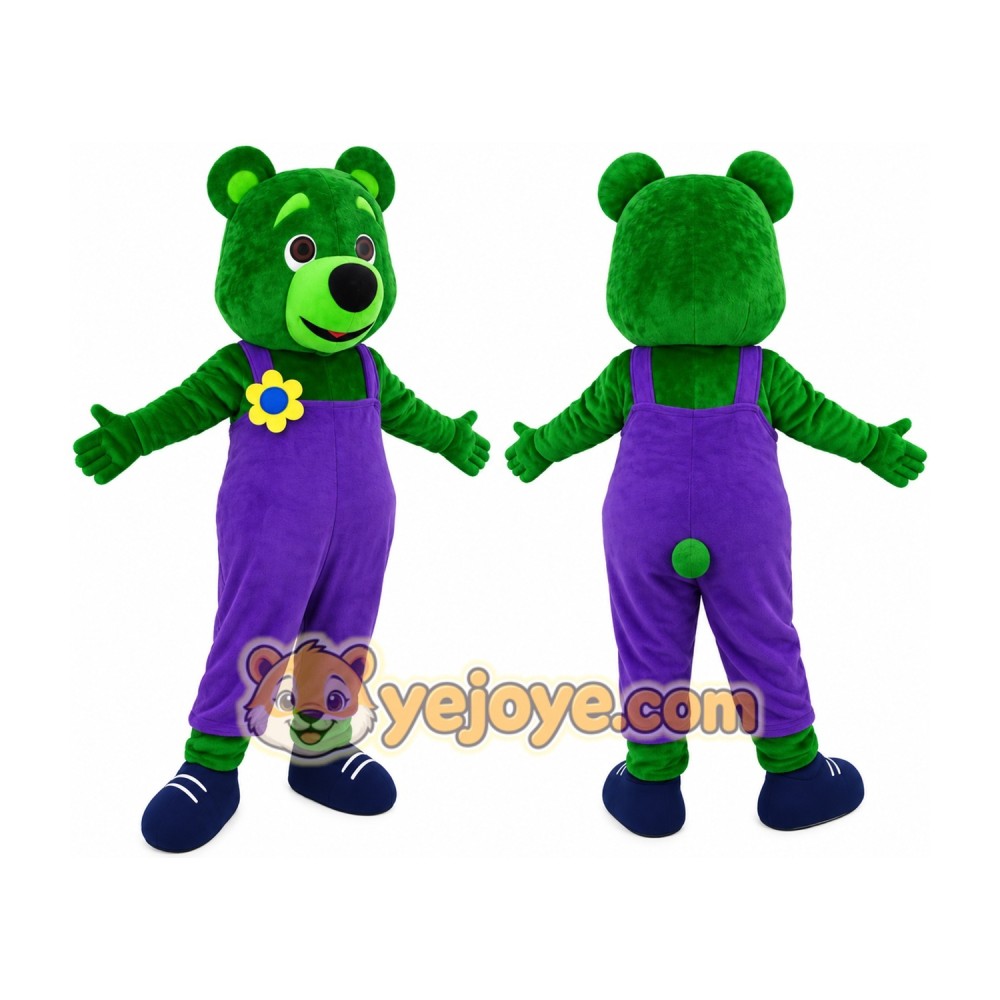 Green Bear Mascot Costume – Adult Full Body Plush Suit Green Bear Mascot Costume – Adult Full Body Plush Suit