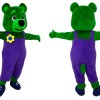 Green Bear Mascot Costume – Adult Full Body Plush Suit