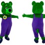 Green Bear Mascot Costume – Adult Full Body Plush Suit