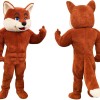 Fox Mascot Costume – Adult Full Body Suit