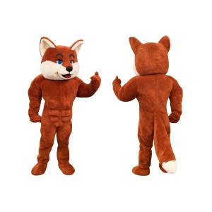 Fox Mascot Costume – Adult Full Body Suit