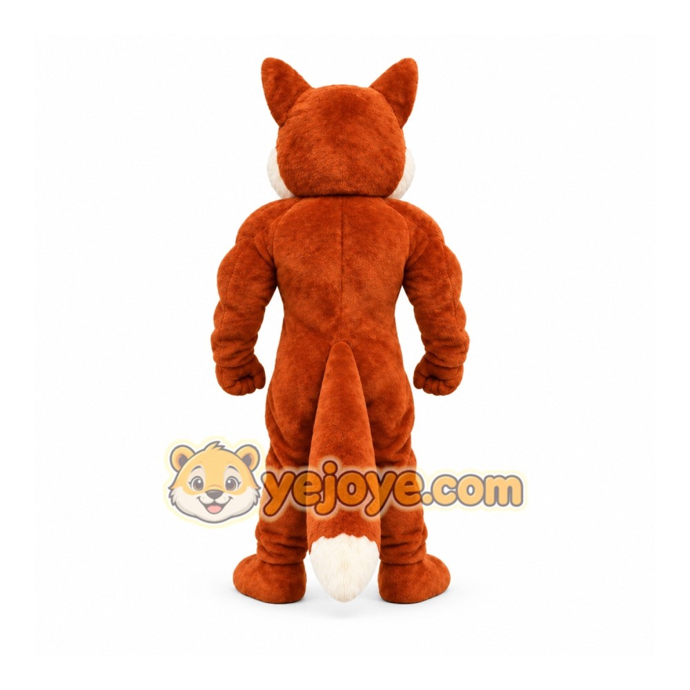 Fox Mascot Costume – Adult Full Body Suit