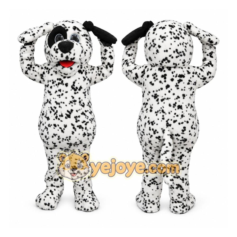 Dalmatian Dog Mascot Costume – Adult Full Body Suit Dalmatian Dog Mascot Costume – Adult Full Body Suit