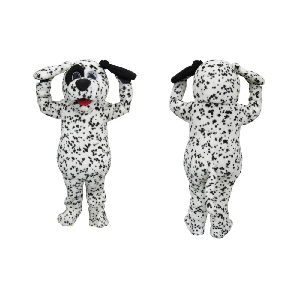 Dalmatian Dog Mascot Costume – Adult Full Body Suit