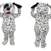 Dalmatian Dog Mascot Costume – Adult Full Body Suit
