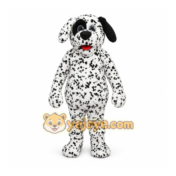 Dalmatian Dog Mascot Costume – Adult Full Body Suit