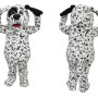 Dalmatian Dog Mascot Costume – Adult Full Body Suit
