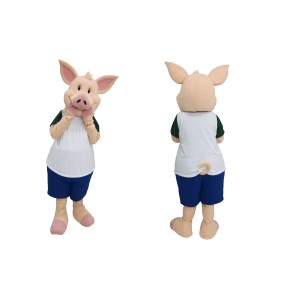 Pig Mascot Costume – Adult Full Body Suit
