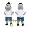 Adult Hippo Mascot Costume Adult Hippo Mascot Costume