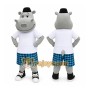 Adult Hippo Mascot Costume