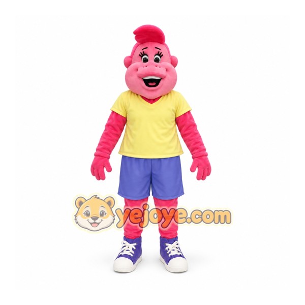 Pink Monkey Mascot Costume Pink Monkey Mascot Costume