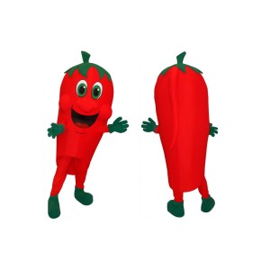 Red Chili Pepper Mascot Costume