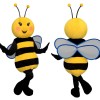 Yellow Bee Mascot Costume