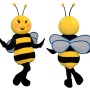 Yellow Bee Mascot Costume