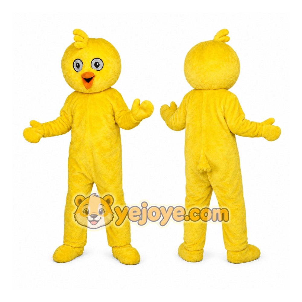Yellow Chick Mascot Costume