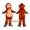 Brown Monkey Mascot Costume Brown Monkey Mascot Costume