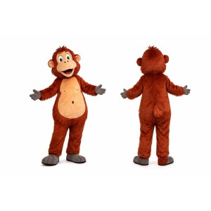 Brown Monkey Mascot Costume