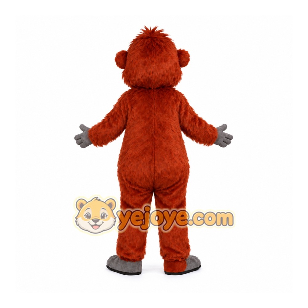 Brown Monkey Mascot Costume Brown Monkey Mascot Costume