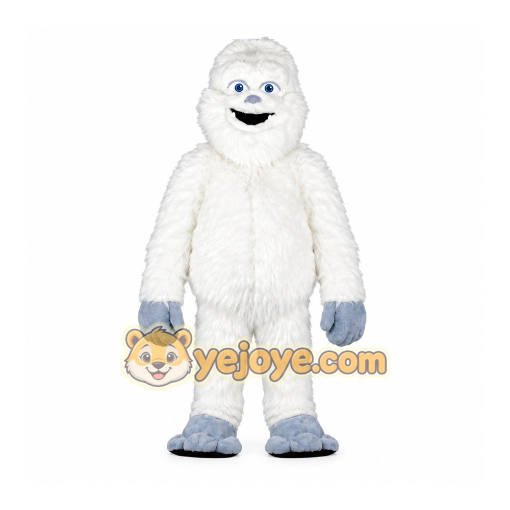 White Yeti Mascot Costume White Yeti Mascot Costume
