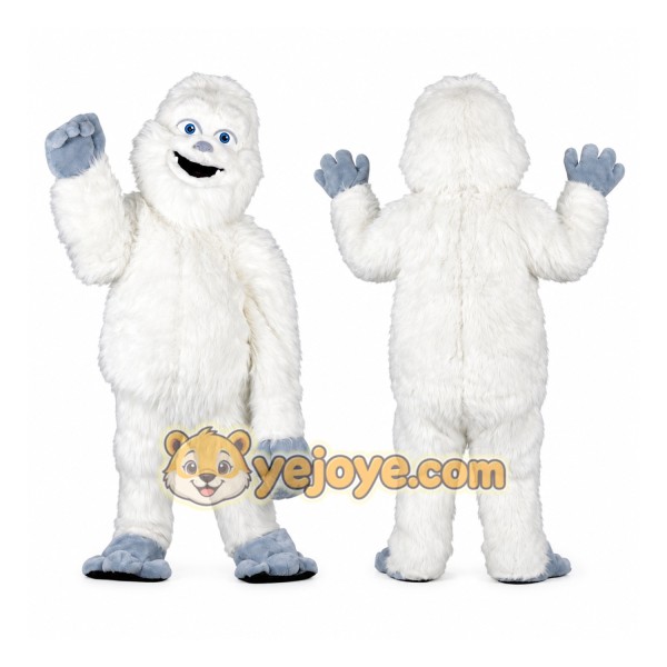 White Yeti Mascot Costume