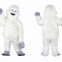 White Yeti Mascot Costume