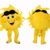 Smiling Sun Mascot Costume