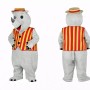 Dapper Rhino Mascot Costume