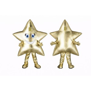 Gold Star Mascot Costume