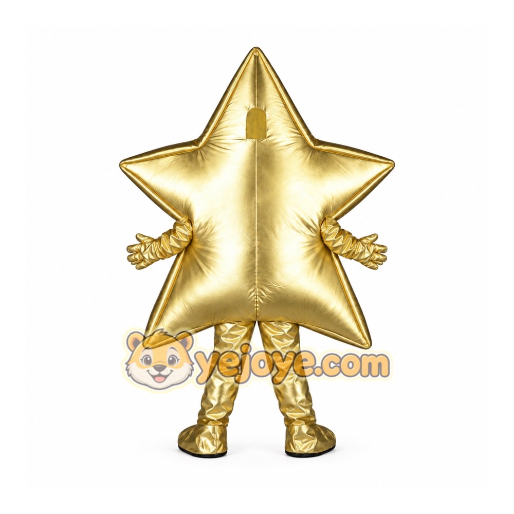 Gold Star Mascot Costume