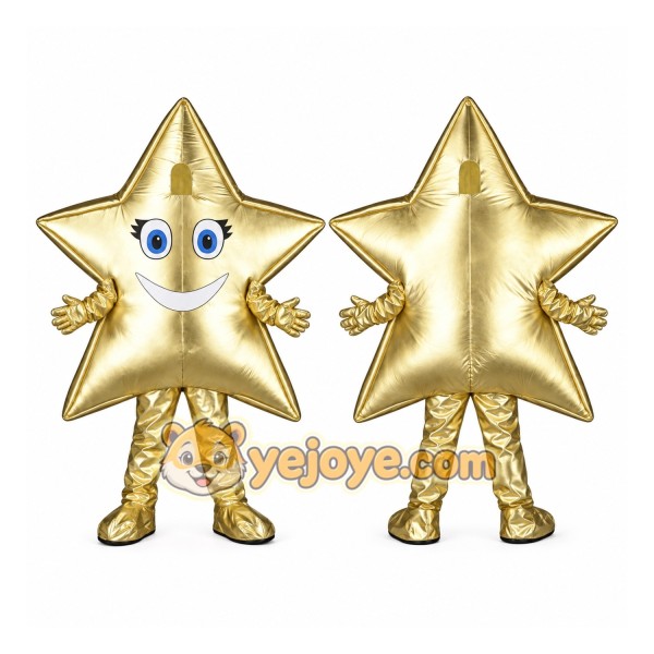 Gold Star Mascot Costume