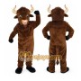 Brown Bull Mascot Costume
