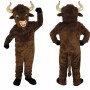 Brown Bull Mascot Costume