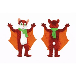 Flying Squirrel Mascot Costume