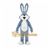 Sky Blue Bunny Mascot Costume Sky Blue Bunny Mascot Costume