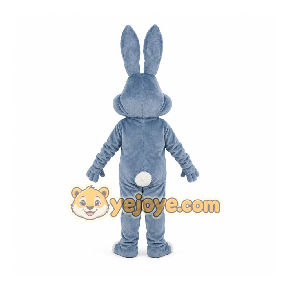 Sky Blue Bunny Mascot Costume Sky Blue Bunny Mascot Costume