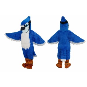 Blue Bird Mascot Costume