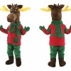 Christmas Moose Mascot Costume