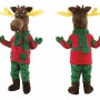 Christmas Moose Mascot Costume
