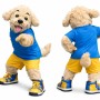 Sporty Dog Mascot Costume
