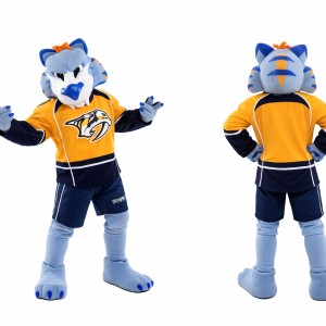 Athletic Wolf Mascot Costume